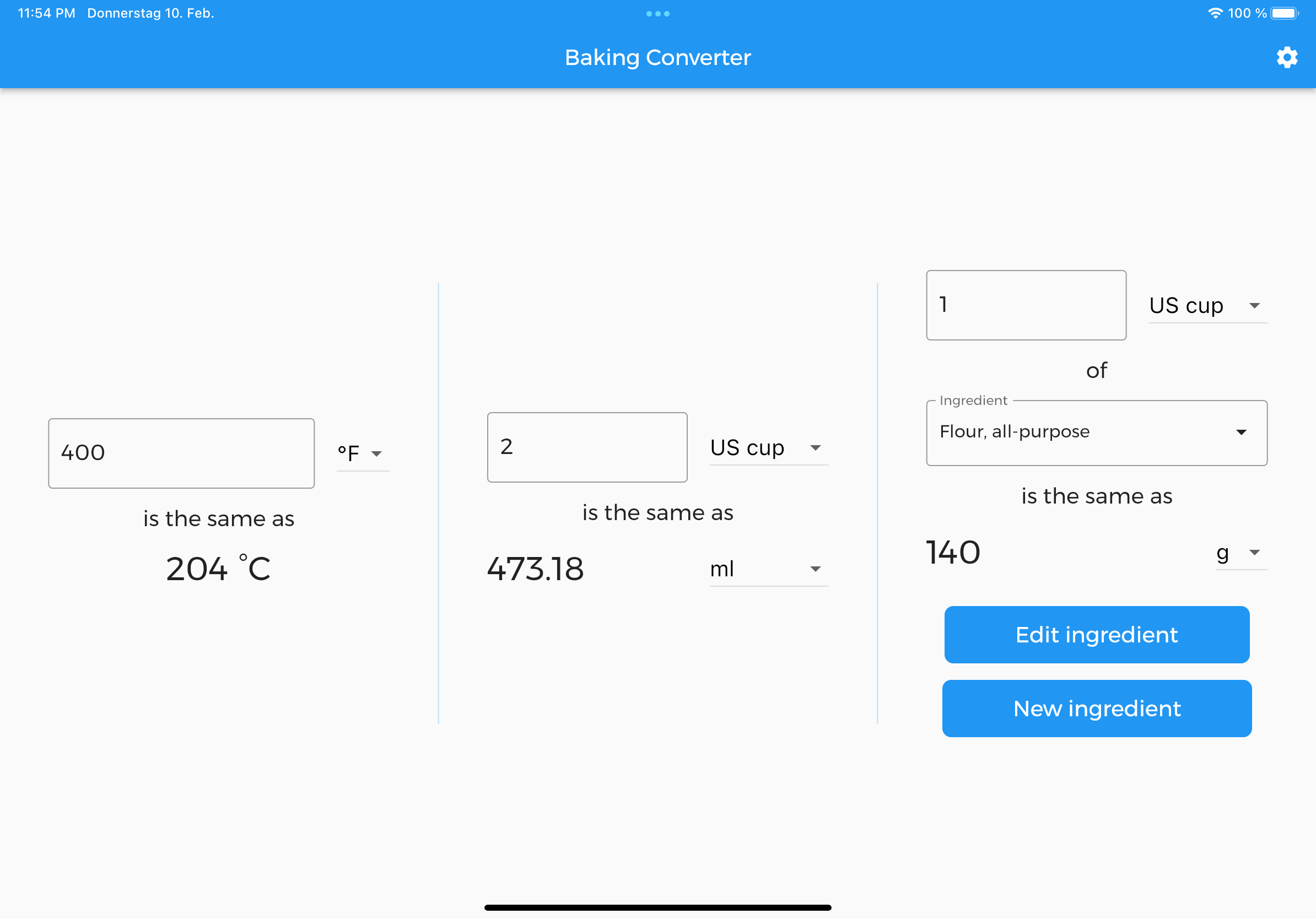 App screenshot